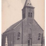 Kerk en oorlogsmonument oorspronkelijke locatie